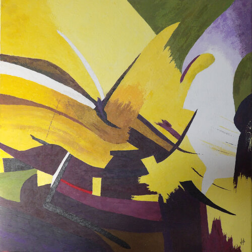 L'envol by J-Claude Bernard, Painting for Sale on Select