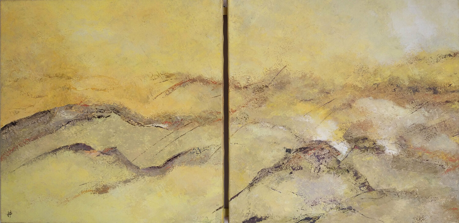 Un autre monde J-Claude Bernard Original painting for sale