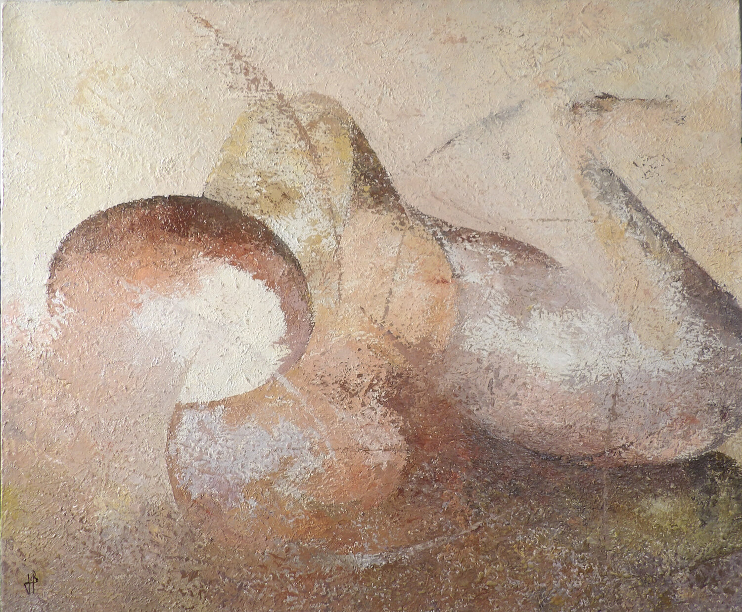 Entravée J-Claude Bernard Original painting for sale