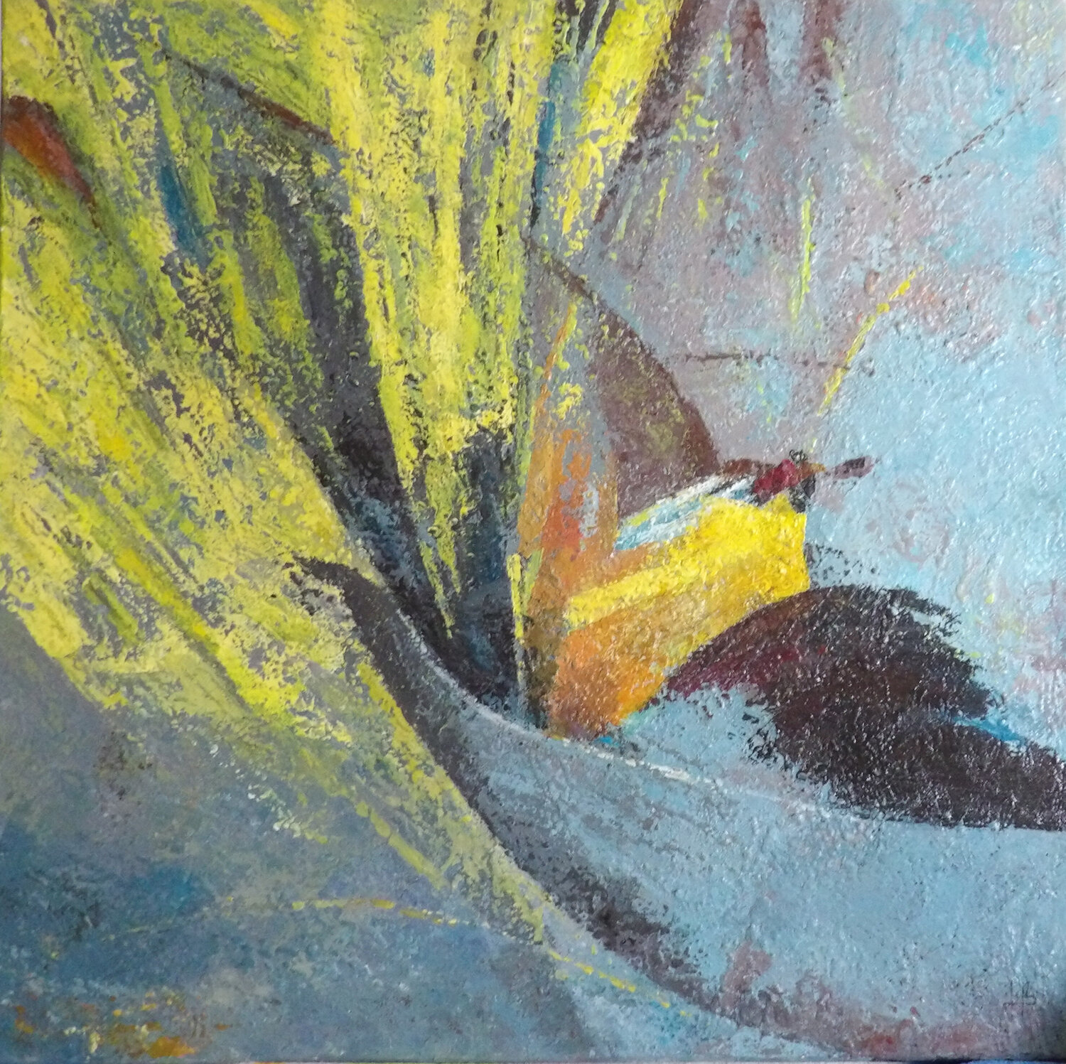 La conquête d'un autre monde J-Claude Bernard Original painting for sale