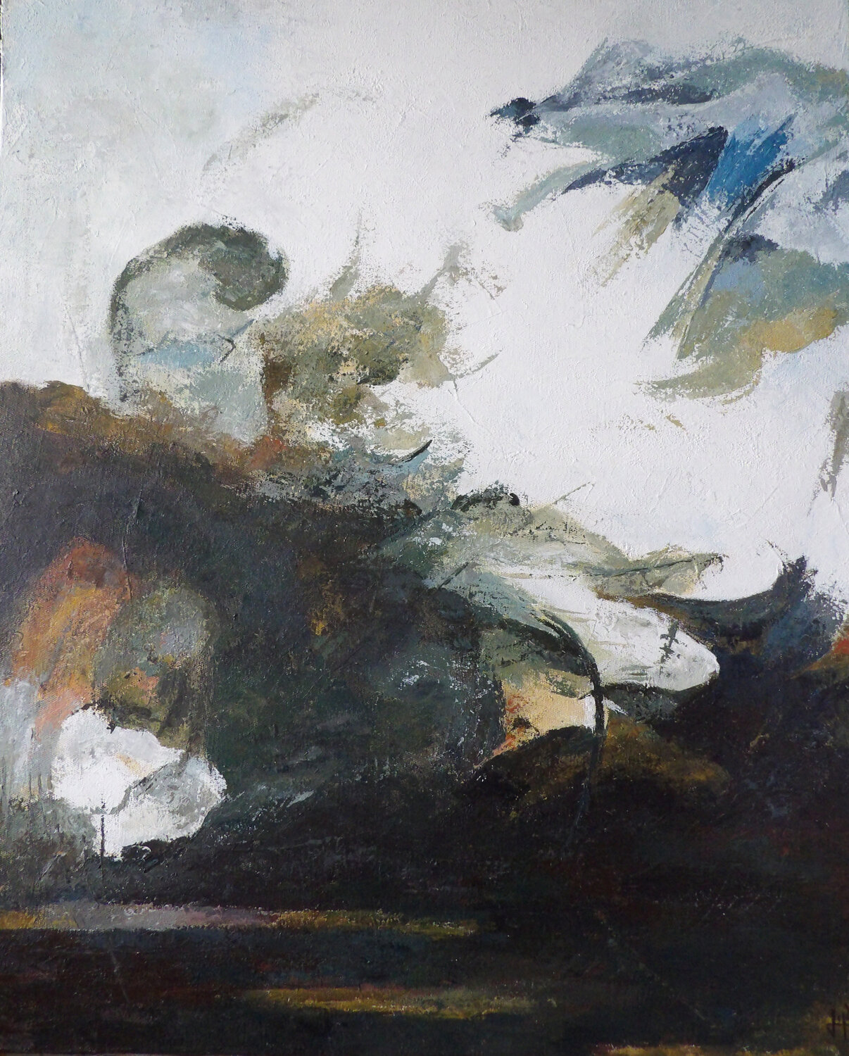 Turbulence J-Claude Bernard Original painting for sale