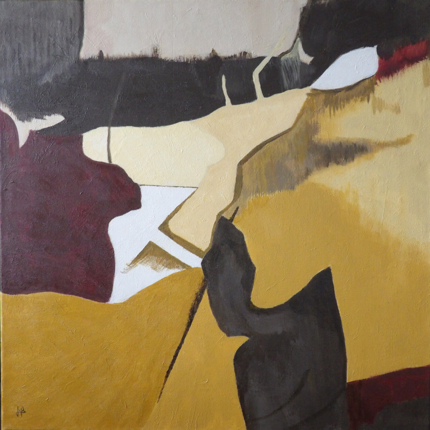Ou suis-je? J-Claude Bernard Original painting for sale