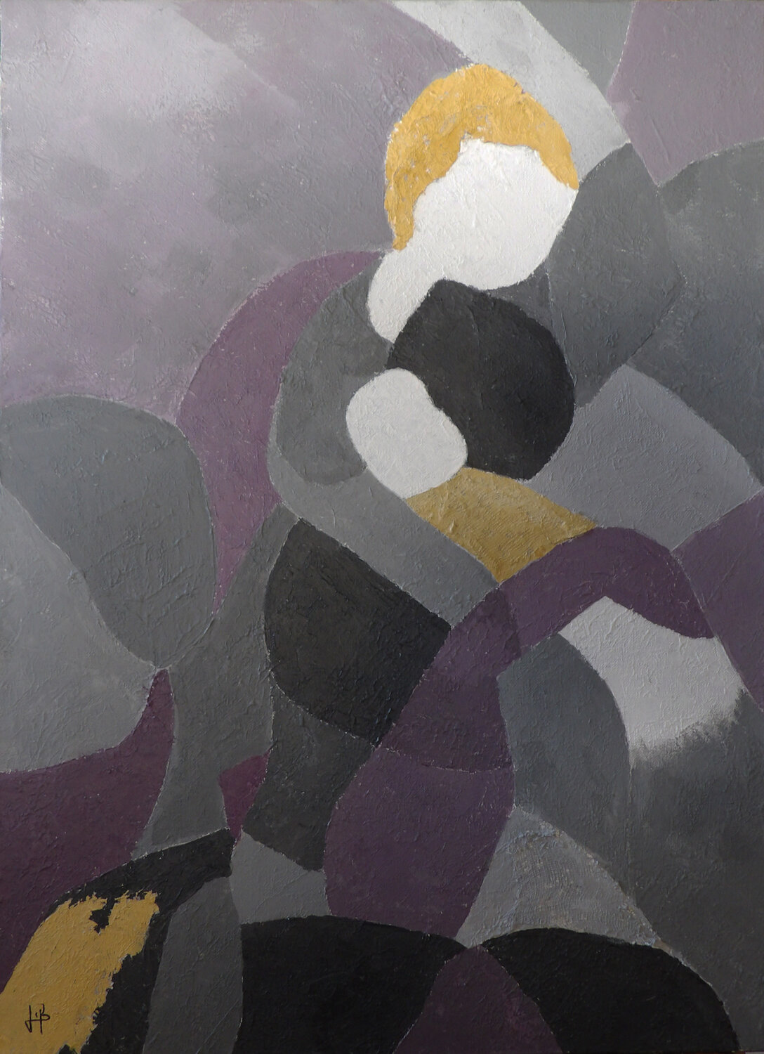 Maternité J-Claude Bernard Original painting for sale