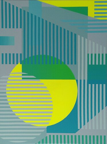 Aspetti geometrici 5 by Wio Karstens, Painting for Sale on Select