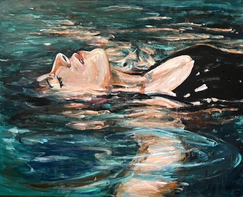 DEEP RELAX by Elisabetta Schlegel, Painting for Sale on Select