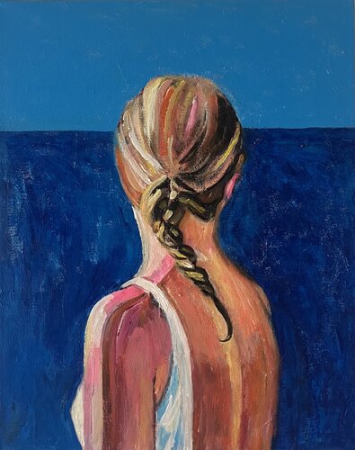 LOOKING INTO SUMMER by Elisabetta Schlegel, Painting for Sale on Select