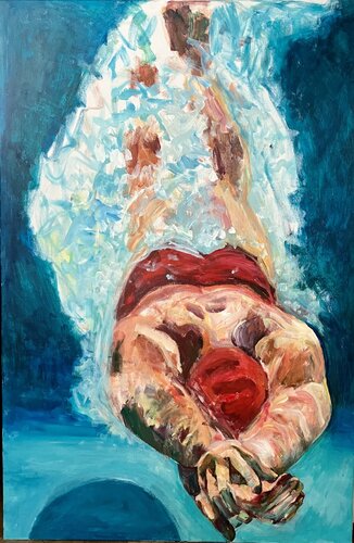 MAKE A SPLASH by Elisabetta Schlegel, Painting for Sale on Select