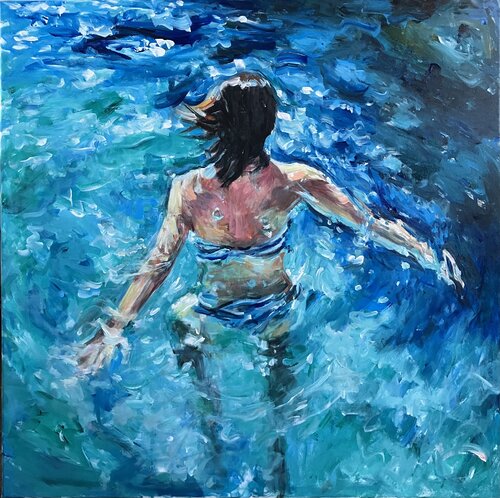 OCEAN LOVE von Elisabetta Schlegel, Malerei kaufen auf Select