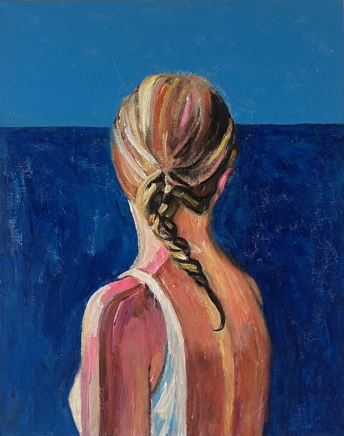 LOOKING INTO SUMMER Elisabetta Schlegel Original painting for sale