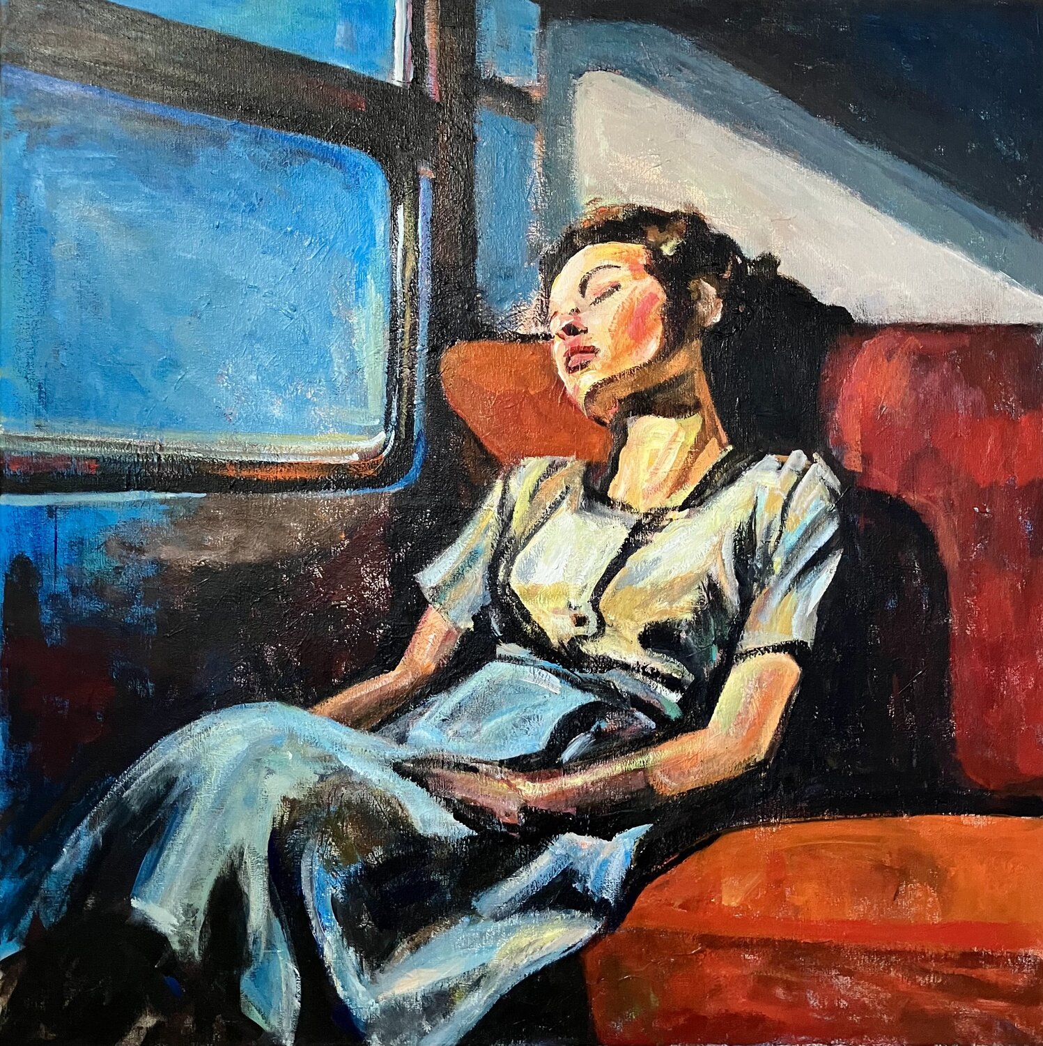 FERNWEH Elisabetta Schlegel Original painting for sale