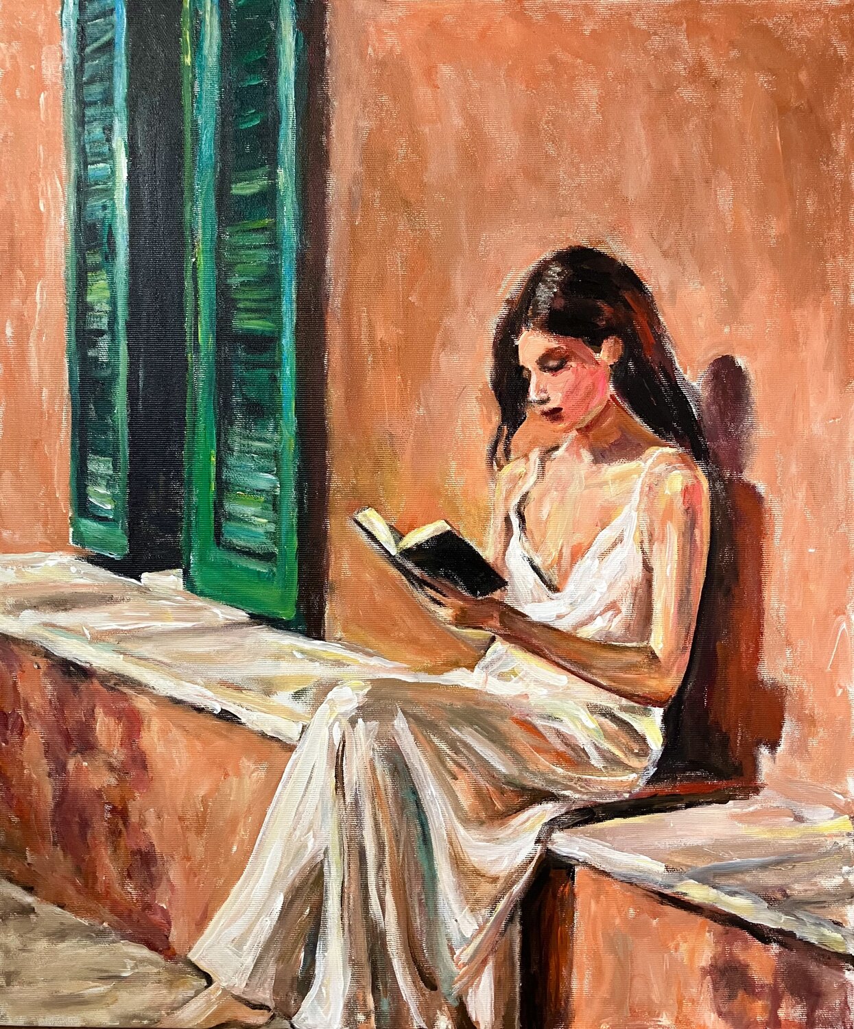 ITALIAN SUMMER Elisabetta Schlegel Original painting for sale