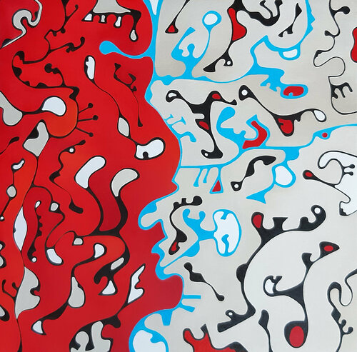 Divertimento N° 1 by Massimo Rubbi, Painting for Sale on Select