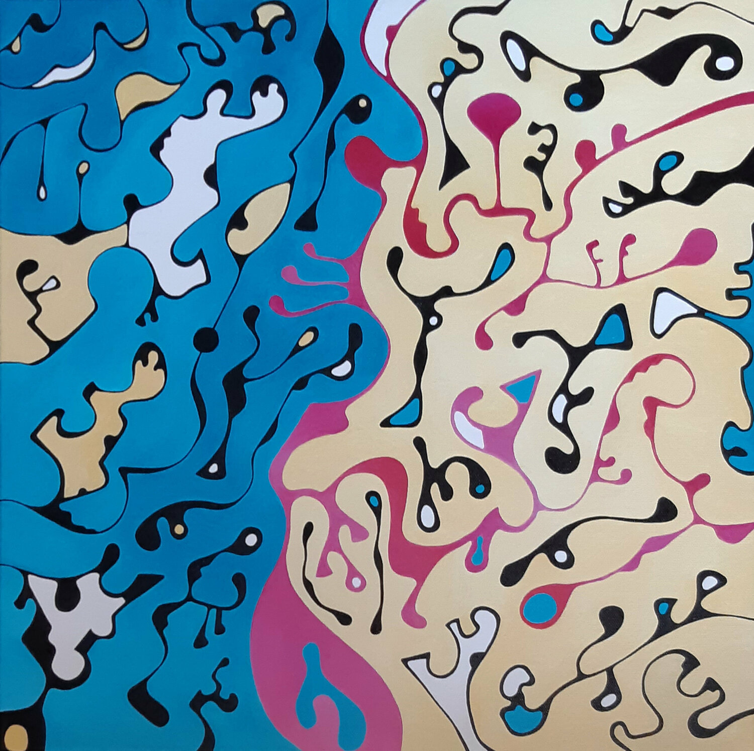 Divertimento N° 2 Massimo Rubbi Original painting for sale