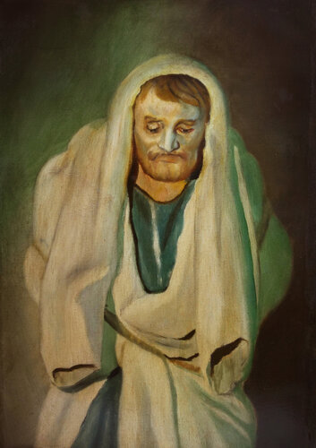 ”The Silence of the Lamb” by Predună Cristinel, Painting for Sale on Select