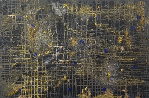 „Blue Magique“ by Christina Sachsen-Coburg und Gotha, Painting for Sale on Select