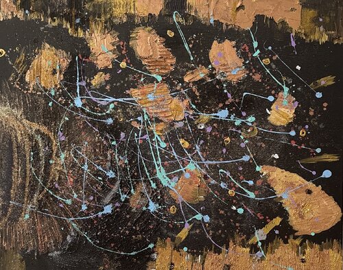 „L‘Art Noir“ by Christina Sachsen-Coburg und Gotha, Painting for Sale on Select