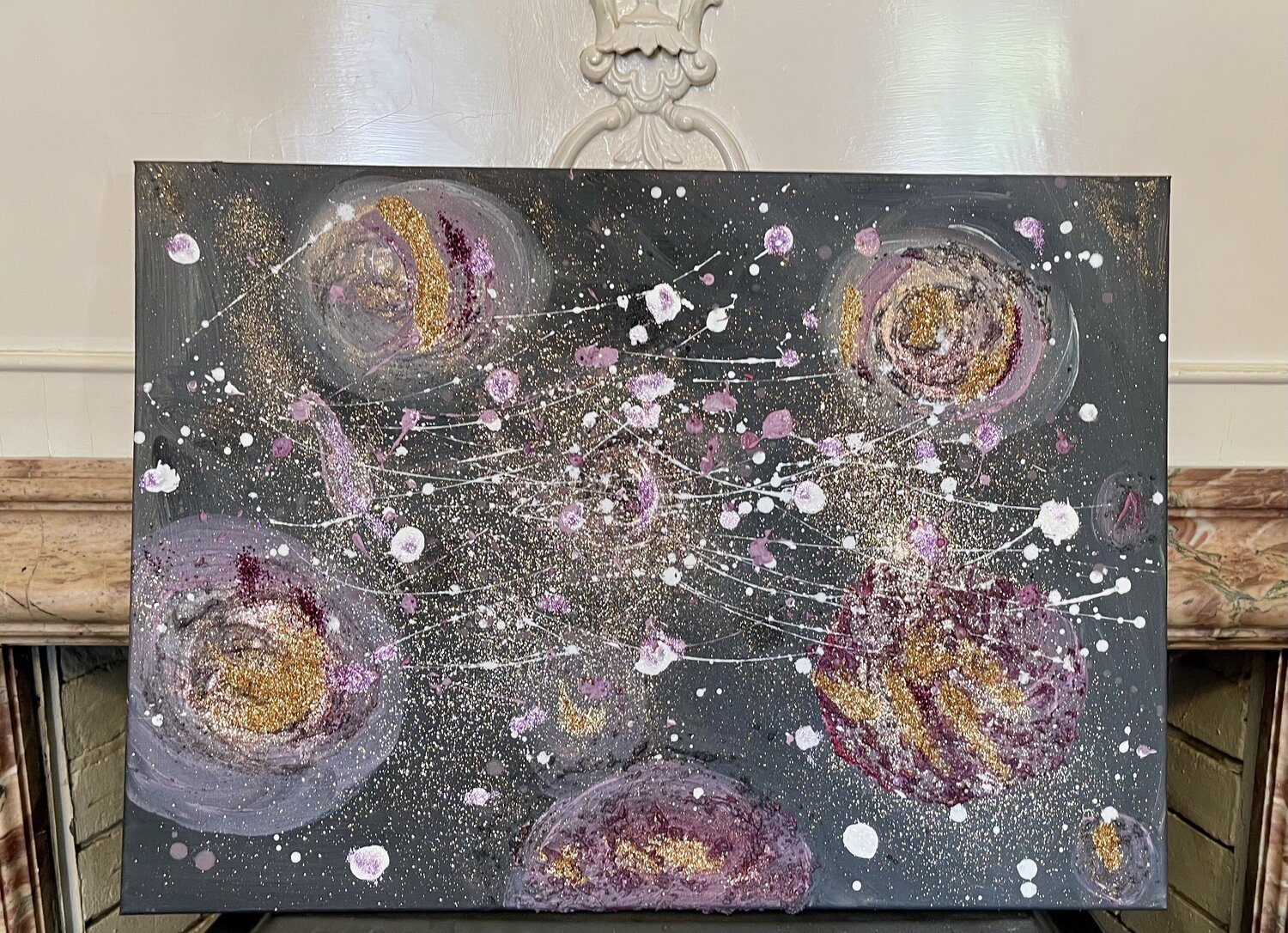 Étoiles secrètes Christina Sachsen-Coburg und Gotha Original painting for sale