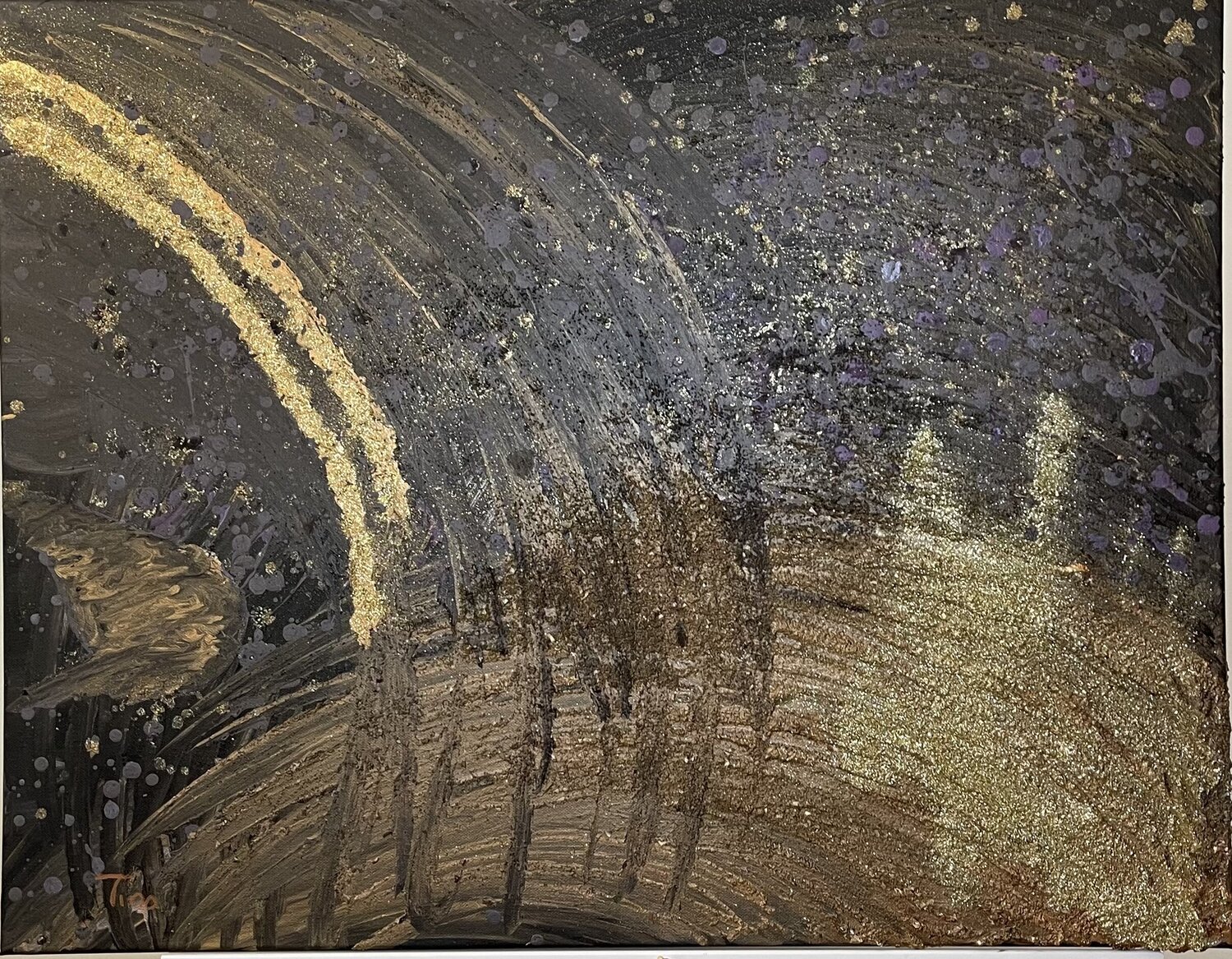 „ arc-en-ciel“ Christina Sachsen-Coburg und Gotha Original painting for sale