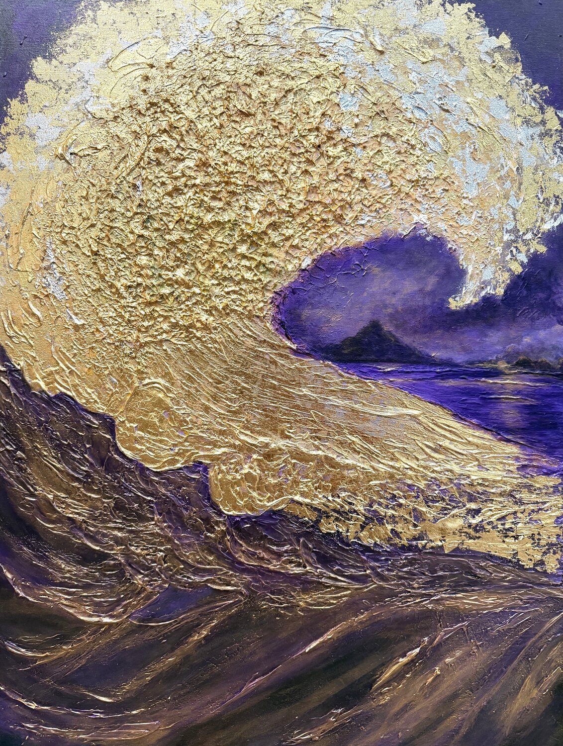 Celestial Wave Joyce Tan Originalgemälde zu verkaufen