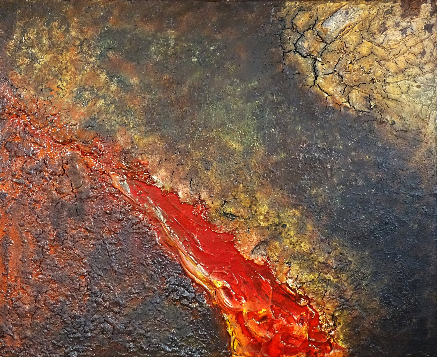 Volcano 1 Doreen Gehrke Original painting for sale