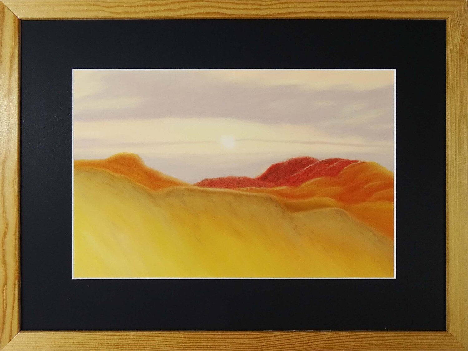 Yellow Desert Doreen Gehrke Original painting for sale