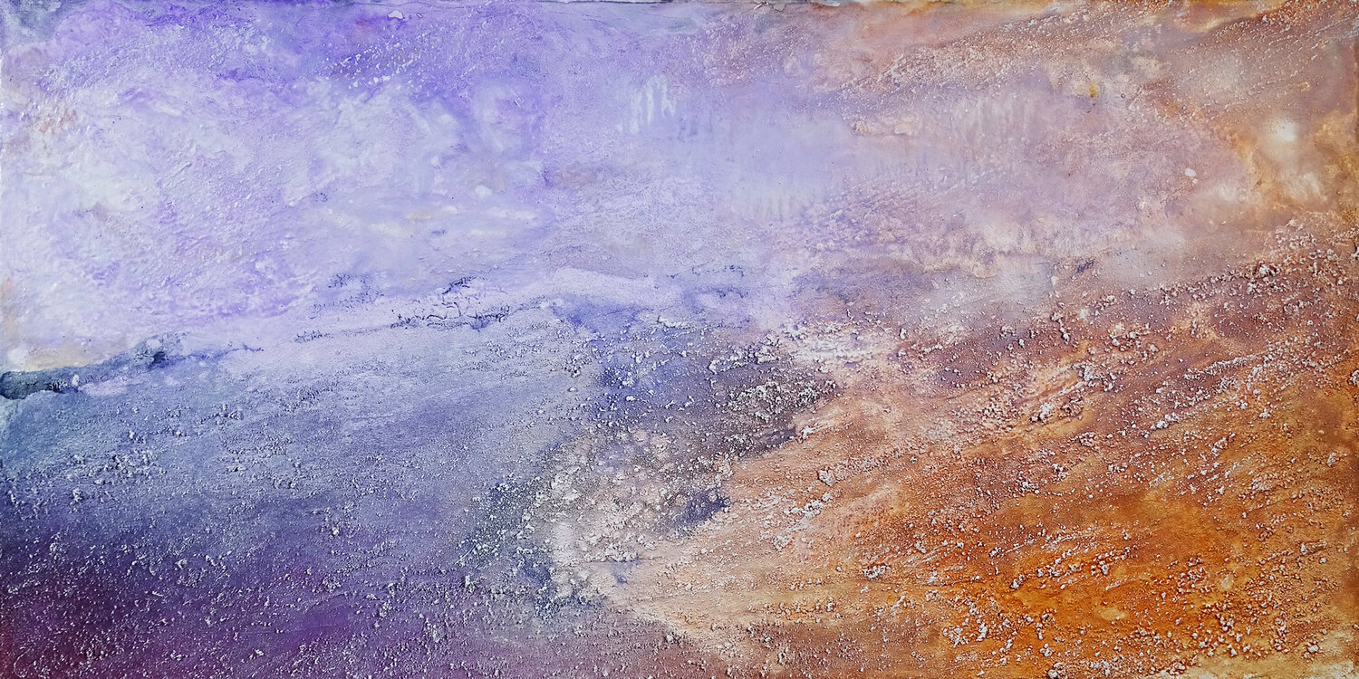 Ember & Amethyst Doreen Gehrke Original painting for sale