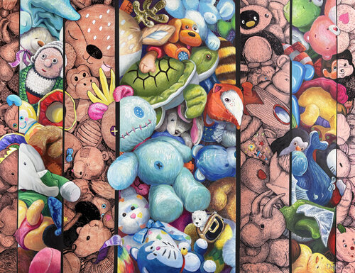 Les lignes du temps by Christel Fréon, Painting for Sale on Select
