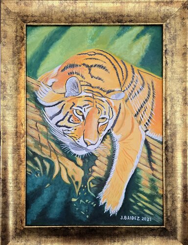 TIGRE DE BENGALA II by José Báidez González, Painting for Sale on Select