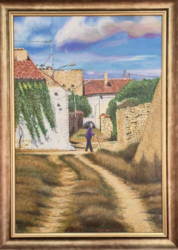 La Molata.Alcadozo. by José Báidez González, Painting for Sale on Select