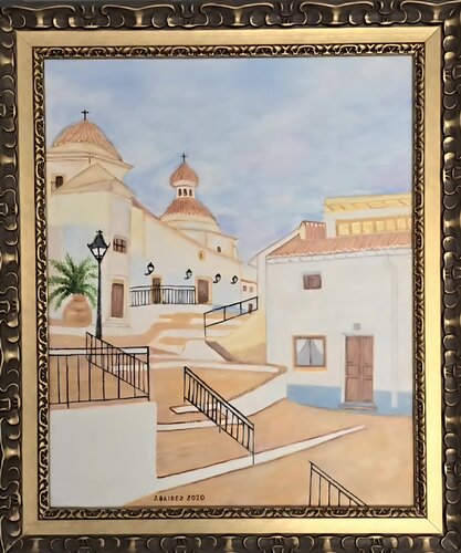 ERMITA DE San Rafael. Hellín. Albacete. by José Báidez González, Painting for Sale on Select