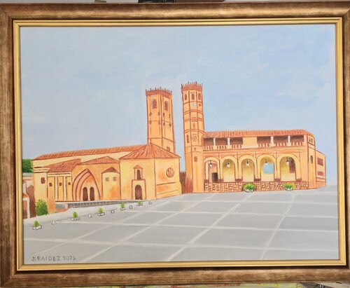 Torres del Tardón y de la Trinidad. by José Báidez González, Painting for Sale on Select