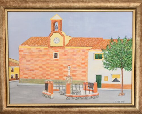Plaza de Alcadozo. Albacete. by José Báidez González, Painting for Sale on Select