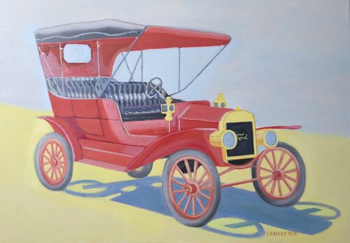 Ford T by José Báidez González, Painting for Sale on Select