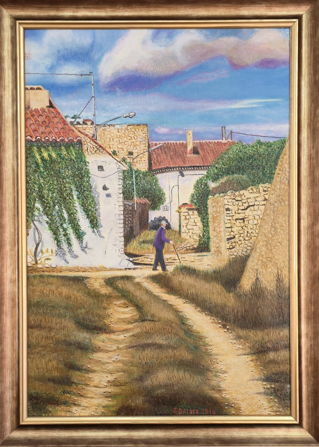 La Molata.Alcadozo. José Báidez González Original painting for sale