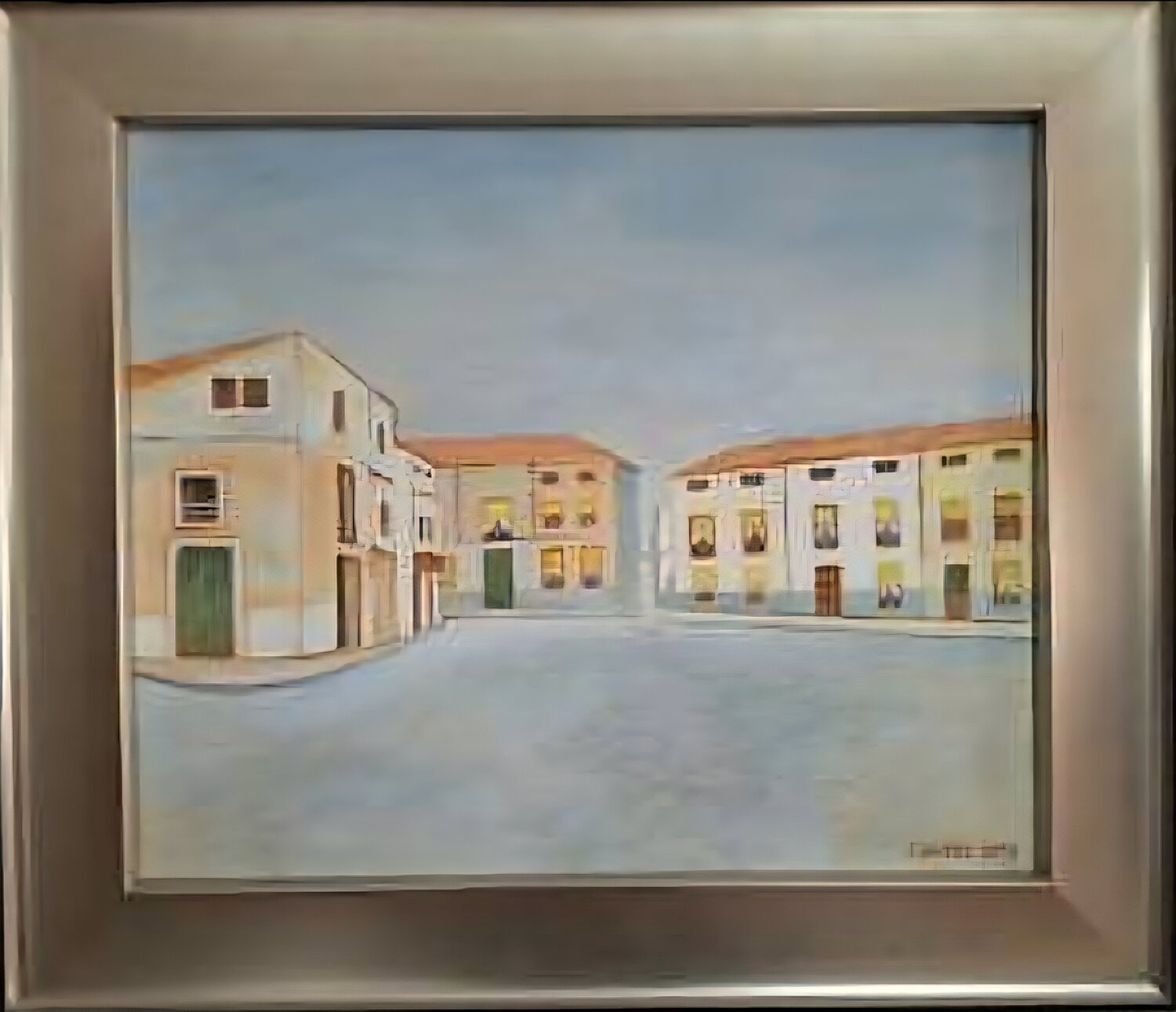 Plaza de Alcadozo. José Báidez González Original painting for sale