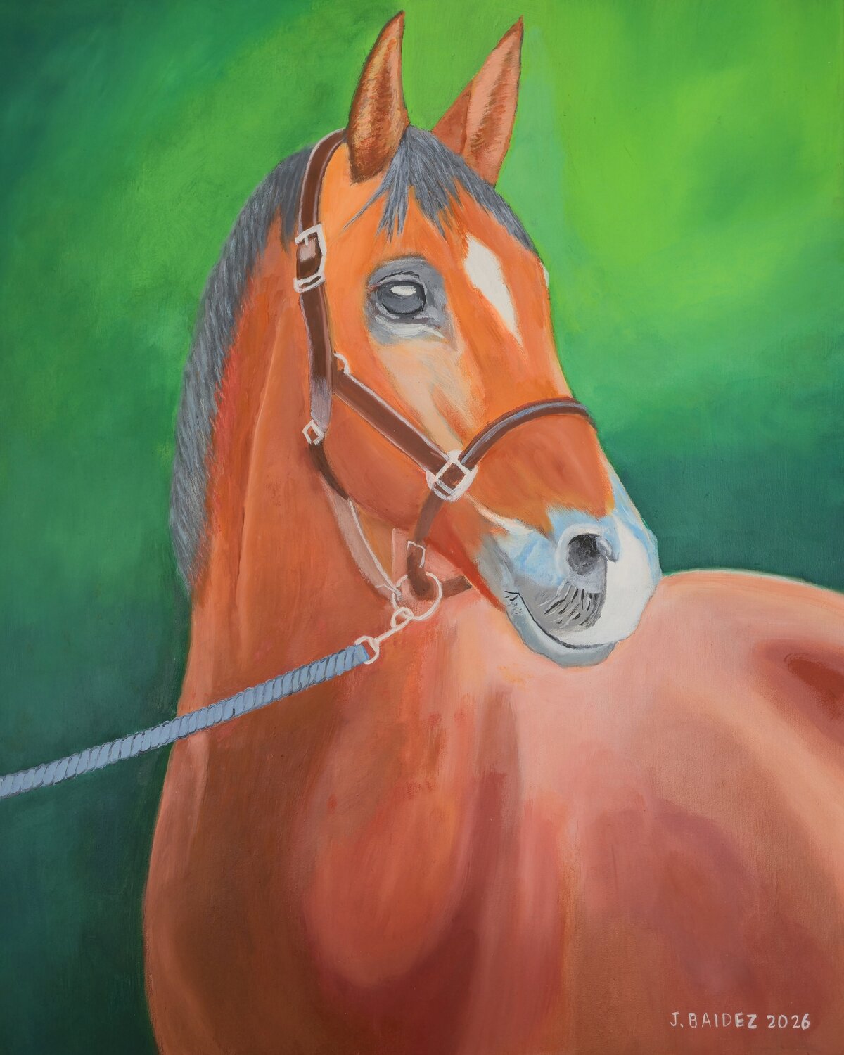 Nobleza José Báidez González Original painting for sale