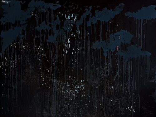 darkness within darkness by Caitlin Schumacher, Painting for Sale on Select