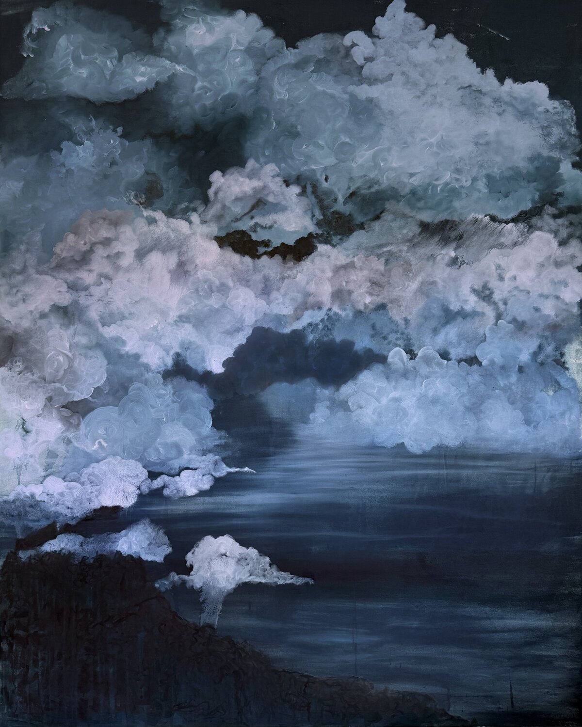and her moody older sister Caitlin Schumacher Original painting for sale