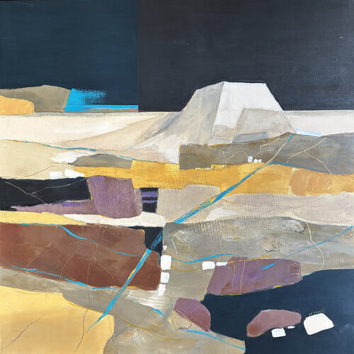 Monolithe by Fanou Montel, Painting for Sale on Select