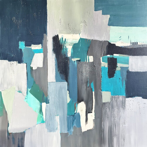 Architecture minérale by Fanou Montel, Painting for Sale on Select