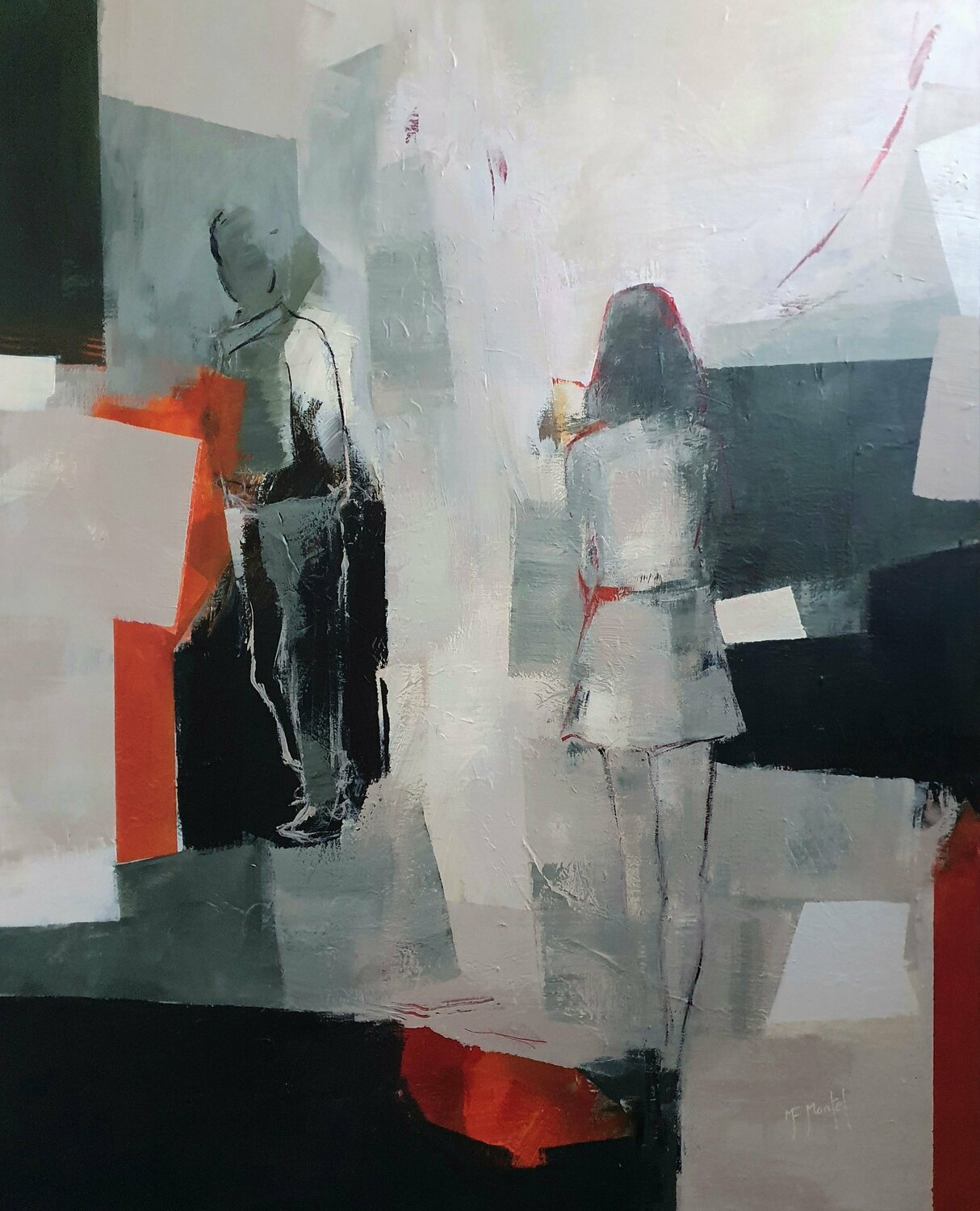 Chacun sa route Fanou Montel Original painting for sale