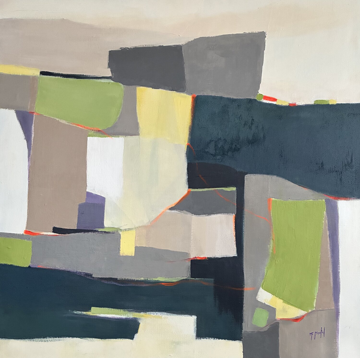 Eclats d'ombres Fanou Montel Original painting for sale