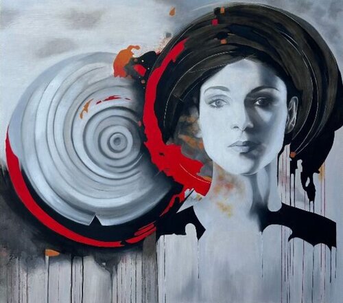 La spirale della vita by Pierangela Franzoni, Painting for Sale on Select