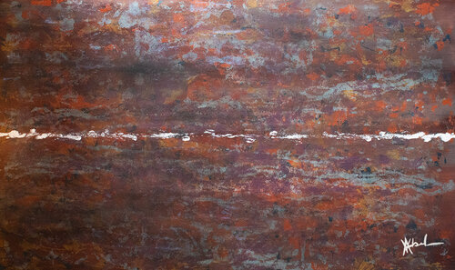 Plancher d'atelier mal entretenu by Victor Abel, Painting for Sale on Select