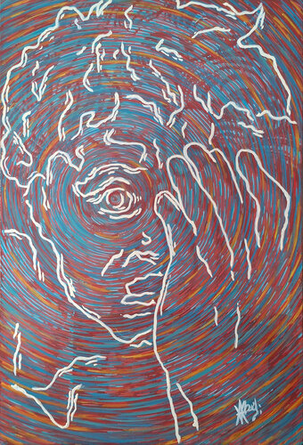 Fresque monumentale mimétique pour plombier paranoïaque désœuvré by Victor Abel, Painting for Sale on Select