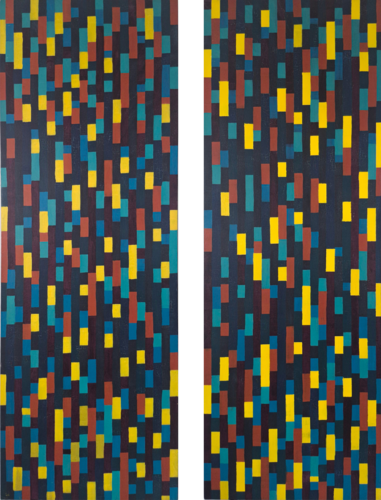 Diptyque optique by Victor Abel, Painting for Sale on Select