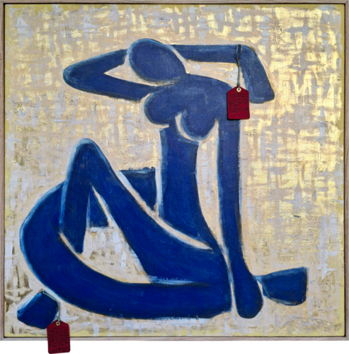 Pieds & mains liés par les petits caractères by Victor Abel, Painting for Sale on Select