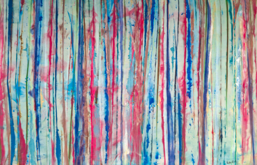 Quelques mètres d'expressionnisme abstrait vendu au mètre by Victor Abel, Painting for Sale on Select