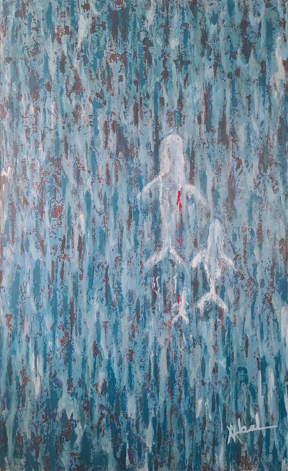 Moby-adict Victor Abel Original painting for sale
