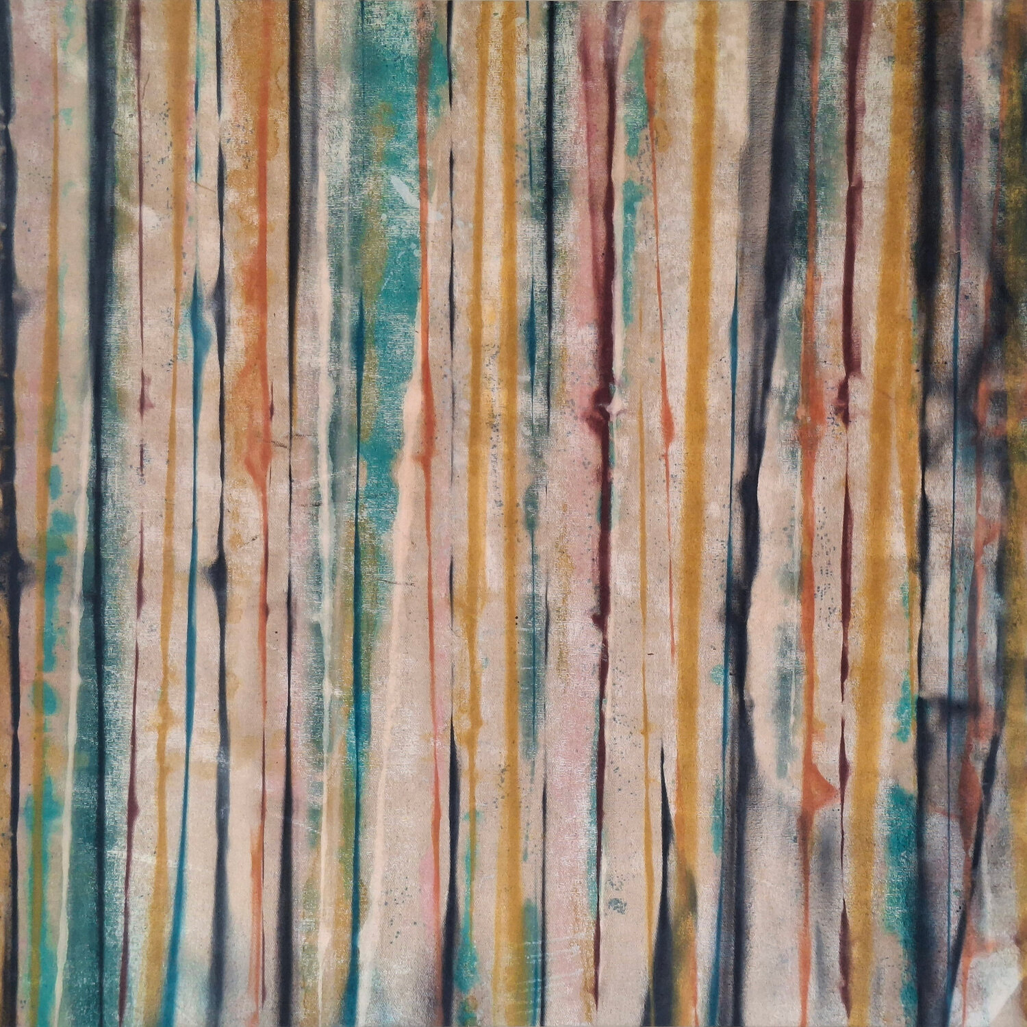 Expression abstraite vendue au mètre pour l'œil droit Victor Abel Original painting for sale